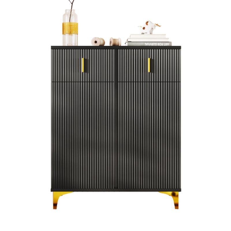 Aparador más elegante/Schuhschrank Mit Strukturpaneelen, Verstellbaren Einlegeböden Und Vergoldeten Verzierungen, Mit Schubladen [ANTIGUO SKU:WF325793794BAA]_voghion.com