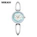 Women's Elegant Quartz Watch With Diamond Accents, Waterproof Stainless Steel Band, Minimalist Design For Everyday Wear Diamond Fashion Watch_voghion.com