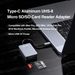UHS-II High Speed Card Reader, USB C SD 4.0 Memory Card Reader, for SDXC, SDHC, SD, MMC, Micro SDXC, Micro SD, Micro SDHC Card_voghion.com