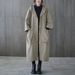 Women's Oversized Batwing Sleeve Long Trench Coat With Hood & Large Pockets – Casual Elegance For Spring & Fall_voghion.com