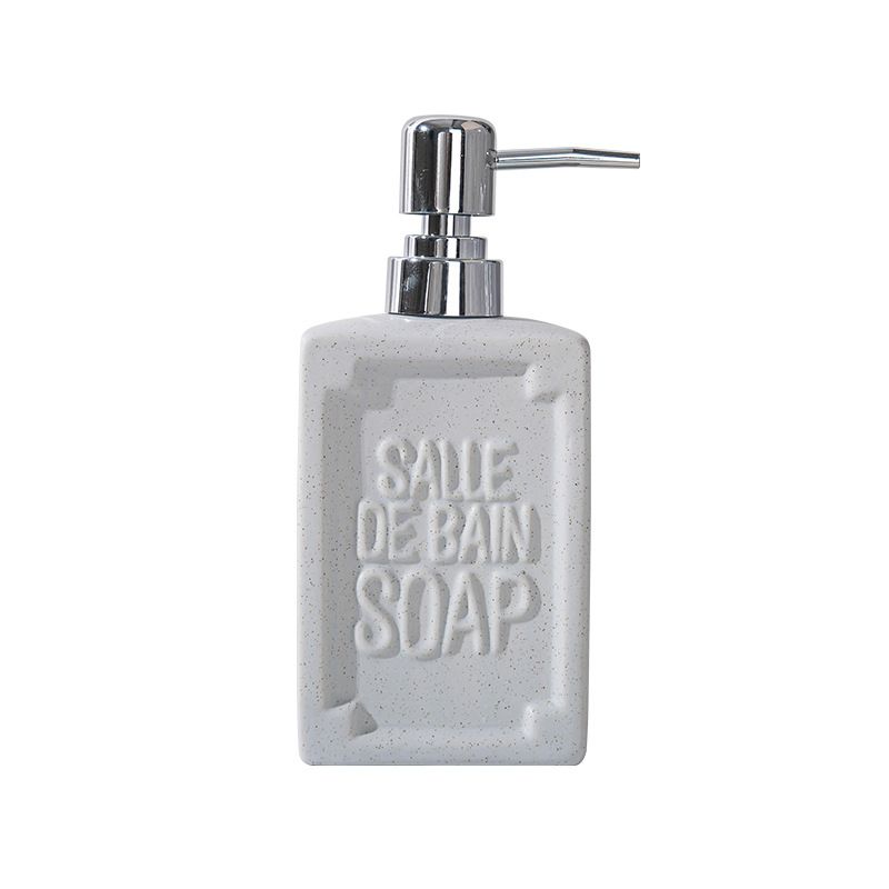 Nordic Simple Badrum Keramik Handtvål Flaska Duschgel Toalett Handtvål Flaska Schampo Lotion Flaska_voghion.com