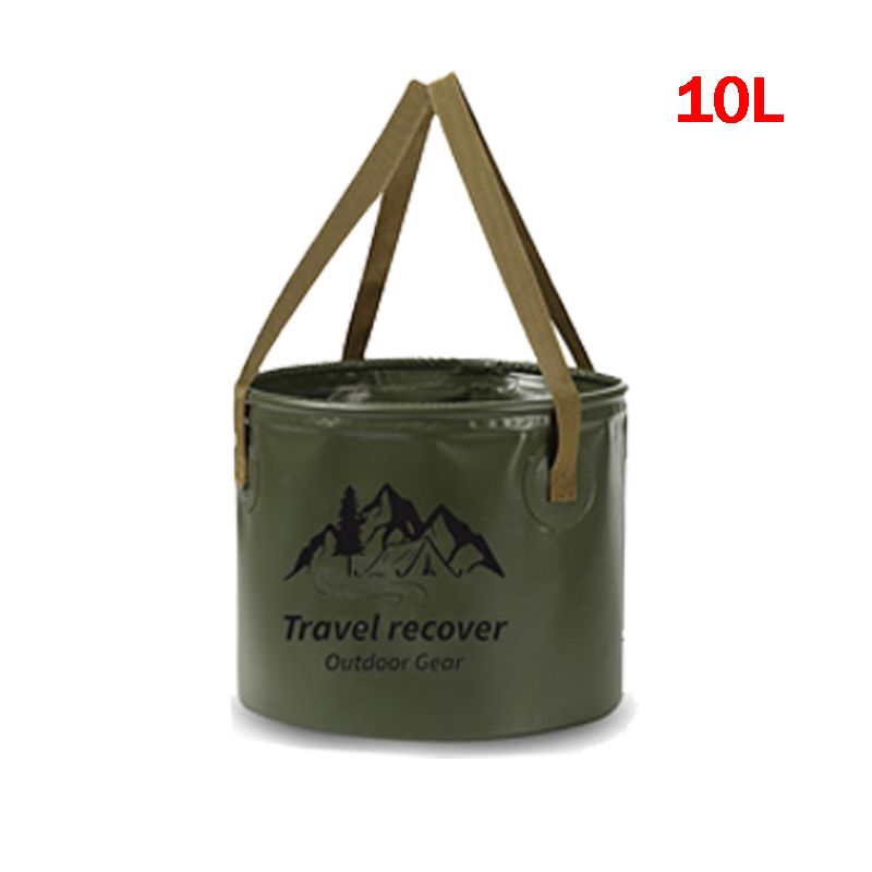 Folding Camping Cube Water Bucket Foldable Collapsible Bucket Camp Supplies for Tourism Car Wash Fishing Car Camping Accessories_voghion.com
