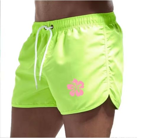 Men's Quick-Dry Swim Shorts With Pockets - Lightweight Beach Running Surfing Board Shorts For Summer - Polyester Stretchy Casual Shorts_voghion.com