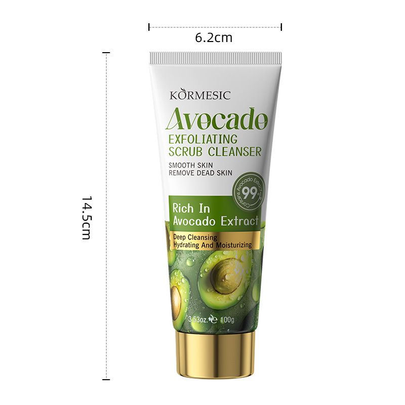 KORMESIC Avocado Vc Exfoliating Scrub Cleanser 100g_voghion.com