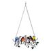 Multicolor Birds spring bird painted glass window ornaments art hanging chain cross-border ornaments_voghion.com