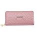 Wallet Card Cases Wallet Women Long Simple Wrist Strap Clutch Bag Double Zipper Large Capacity Mobile Phone Bag_voghion.com