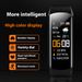 Braccialetto intelligente C5S di vendita caldo, schermo a colori, Bluetooth, esercizio fisico, frequenza cardiaca, pressione sanguigna, sonno, allarme sedentario_voghion.com