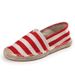Casual Espadrilles Handmade Fashion Versatile Straw Woven Linen Sweat-Absorbing Breathable Slip-On Lazy Cloth Shoes_voghion.com