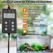 Monitor LCD per acquario, completamente in alluminio, con luce 14W, con modalità luce naturale e timer, luminosità regolabile, per pesci da 7 pollici._voghion.com