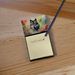 NEW Wolves Wolf Sticky Note Holder Refillable Dispenser Self-Sticky Note Pads, Memo Pads Blank Desk Accessories_voghion.com