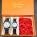 Poros laikrodis su dėžute kvarcinių laikrodžių dovanų rinkinys_voghion.com