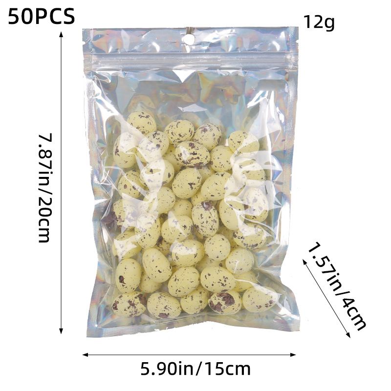 50pcs Easter Mini Easter Egg Decoration Small Speckled Egg Toy Egg Wholesale_voghion.com