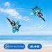 4DRC Remote Control Plane 2.4Ghz Foam RC Airplanes Helicopter Quadcopter,Spinning Drone With Cool Light,Gifts For Kids Adults.Logistics Is Randomly_voghion.com
