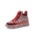 Winter Fashion New High Top Plush Crystal Full Thick Bottom Women's Trendy Diamond Shoes Comfortable And Versatile_voghion.com