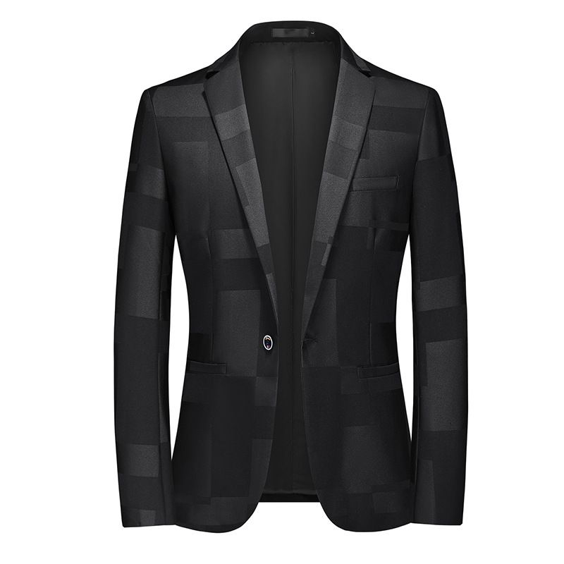 men's casual large size suit jacquard groom wedding dress nightclub hairdresser slim men's jacket_voghion.com