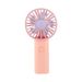 New Handheld Mini USB Rechargeable Portable Small Electric Fan Cute Two-tone_voghion.com