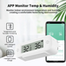 Tuya WiFi Mini Temperatur Feuchtigkeit Für Smart Thermometer Hygrometer APP Remote Alarm Arbeit Mit Google Home Yandex Alexa_voghion.com