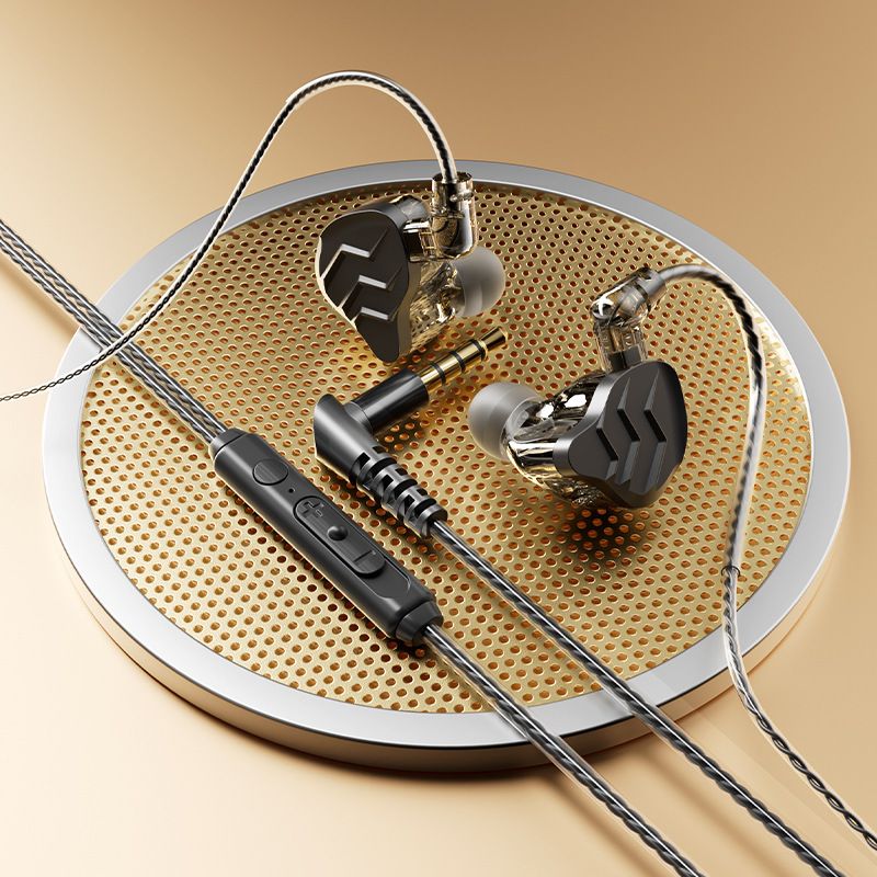 New In-Ear Sports With Replaceable Cables, Plug And Play Gaming Style HIFI Dynamic Driver Wired Earpho For Mobile_voghion.com