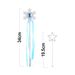 silver Fairy Wand Magic Wand32cm 12pcs_voghion.com