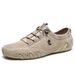 Scarpe sportive pigre da polpo casual in pelle di maiale con strato superiore, scarpe da uomo oversize_voghion.com