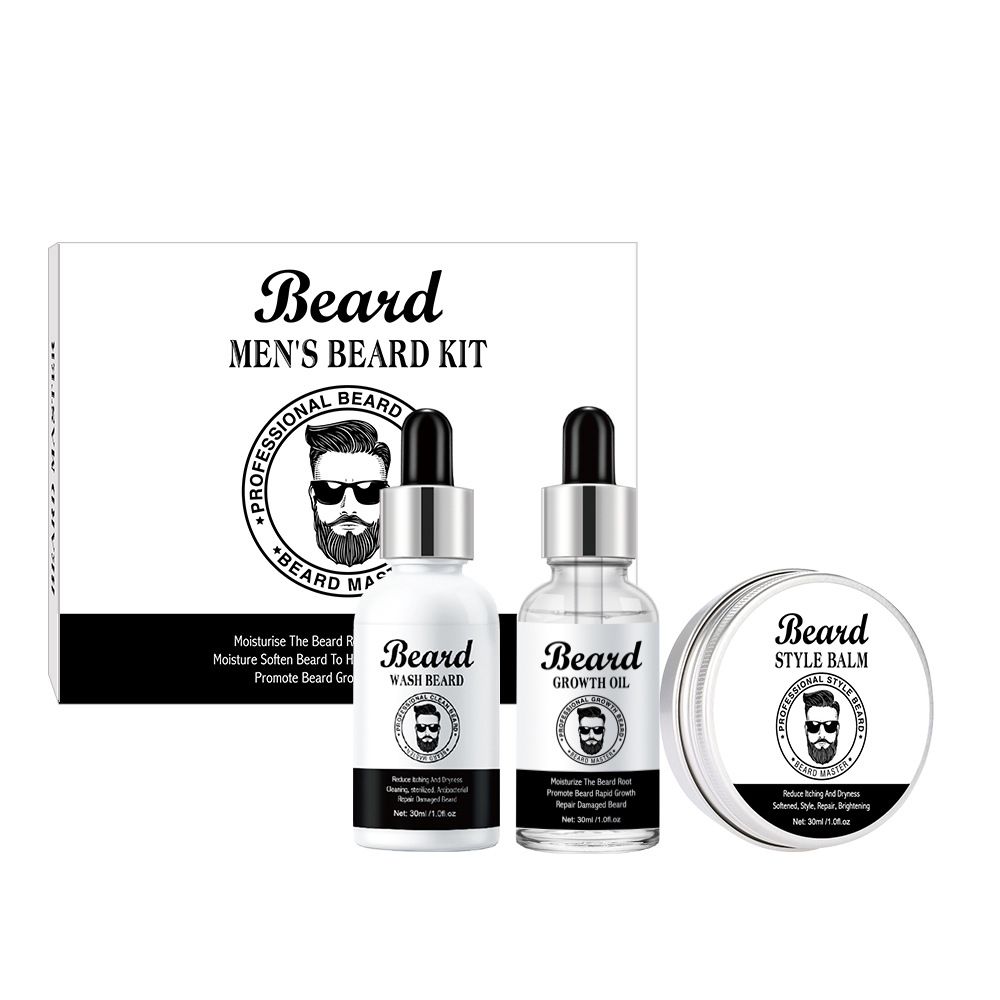 Peimei Feuchtigkeits- und Anti-Fury-Pflegeset für Herren, Bart-Set_voghion.com
