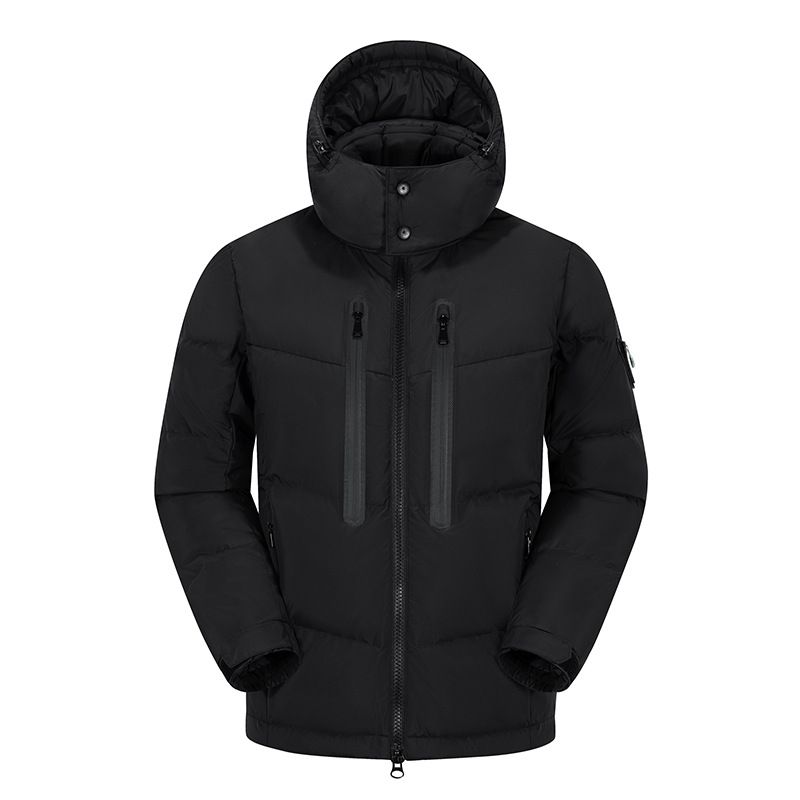 Hochleistungs-Ski-Daunenjacke für Herren und Damen – Winddichter, wasserdichter und reißfester Winterparka mit 900 FP weißer Entendaunen_voghion.com