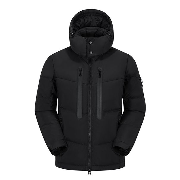Hochleistungs-Ski-Daunenjacke für Herren und Damen – Winddichter, wasserdichter und reißfester Winterparka mit 900 FP weißer Entendaunen_voghion.com