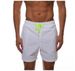 Cross-border new summer sports leisure solid color men's four-quarter shorts breathable lotus leaf style 3D men's beach pants_voghion.com