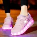 Skate Jungen Mädchen Blinkende Lichter Zwei Rad Roller Led Licht Leuchtende Turnschuhe Outdoor Casual Schuhe Kinder_voghion.com