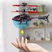 ToysMall RC Helicopter LED Colorful Light Rechargeable 2CH Remote Control Aircraft Model Sensor Control Hovering RC Toys Children Toy Gift_voghion.com