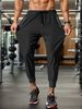 Men's Summer Jogger Pants - Quick-Dry, Breathable & Anti-Wrinkle With High Elasticity - Lightweight Sports Trousers For Running, Gym & Casual Wear_voghion.com