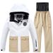 Moeder & Kinderen Sneeuwpak Set - Waterdichte & Warme Winter Skijas en Broek voor Jongens & Meisjes - Ademende Winddichte Sneeuwkleding voor Buitenactiviteiten_voghion.com