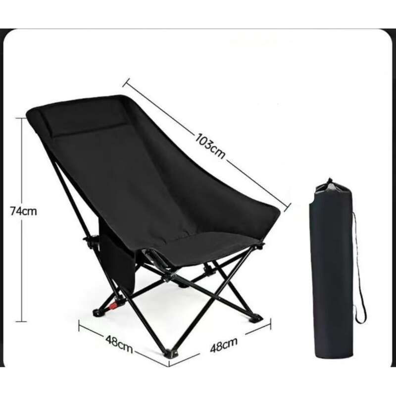 Cadeira de descanso, dupla função para sentar e deitar, cama leve para dormir, cadeira dobrável para acampamento ao ar livre com três_voghion.com