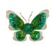 Spilla a fiocco in agata smaltata fatta a mano Quiet Butterfly Valley, spilla a forma di insetto_voghion.com