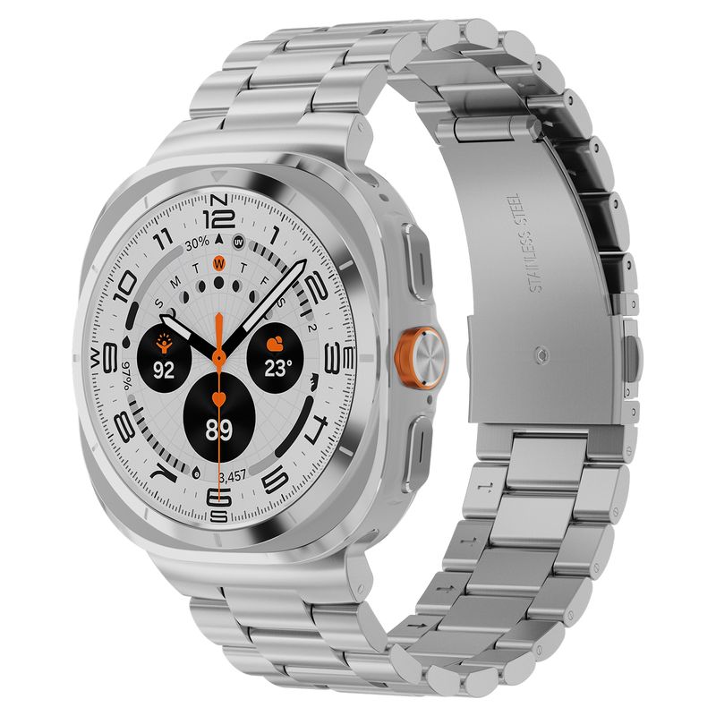 Stainless Steel For Samsung Galaxy Watch Ultra Strap 47mm Accessories Metal Bracelet Belt Correa Galaxy Watch 7 Ultra Band 47 Mm_voghion.com