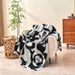 Light Luxury Simple Camellia Knitted Blanket Soft Skin Friendly Spring And Summer Office Nap Air Conditioning Cover Blanket Gift Blanket_voghion.com