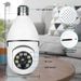 BCOOSS Home Security Wireless WIFI Outdoor Surveillance Camera With Light Bulb 1080 HD Motion Detection 360 Degree Wide Angle_voghion.com