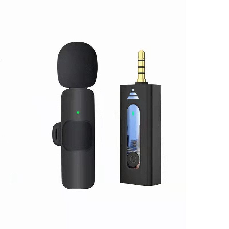 Wireless 3.5mm Lavalier Lapel Microphone Bluetooth Mini Mic For Camera Phone UK_voghion.com