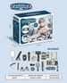 Cross Border Pretend Play Simulação Kit de Corte de Cabelo Conjunto de Brinquedos para Crianças Dramatização Corte de Cabelo Moda Cabeleireiro_voghion.com