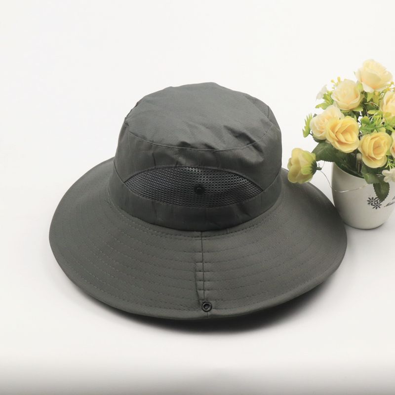 Herren Fischerhut Fischernetz Strand Sonnenschutz Beckenhut Stoffhut_voghion.com