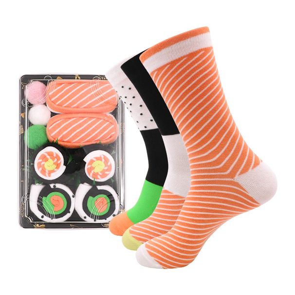 Socks trendy socks mid tube combed cotton socks Christmas gift box high top couple casual socks_voghion.com