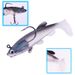 Lure Bait Soft Body Simulation 8cm/14g T Tail Lead Wrapped Fish_voghion.com