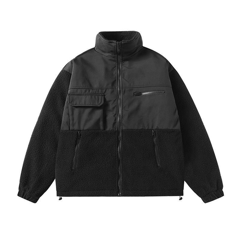 ​​"Men's Quilted Fleece-Lined Jacket – Lightweight Lambskin Outer With Polar Thermal Lining"​​_voghion.com
