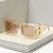 Nouvelle mode surdimensionnée la lettre B carré tendance femmes hommes rétro rectangle lunettes De soleil Gafas De Sol_voghion.com