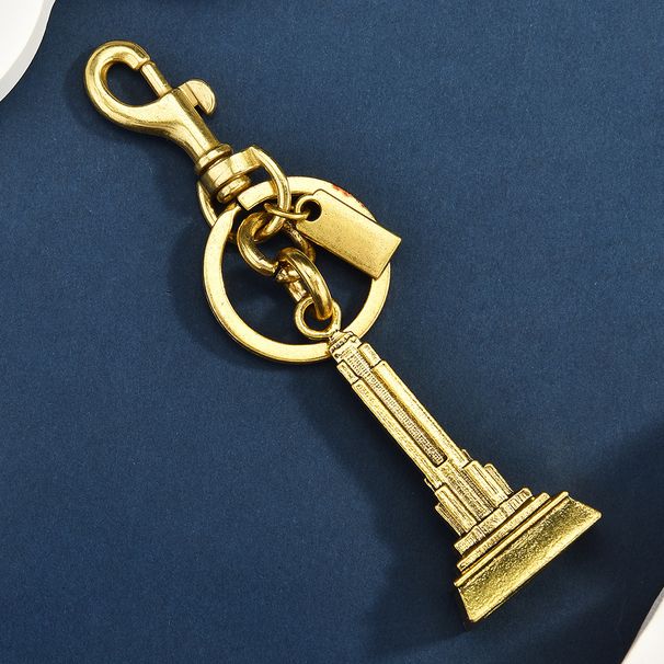 Kirsche Gebäude Turm Schlüsselanhänger Tasche Mode Anhänger Schlüsselanhänger Zubehör_voghion.com