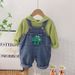 Mutter & Kinder Kinderkleidung Jungen Kapuzenpullover Zweiteiliger Anzug Kinder Frühling und Herbst Overall Anzug_voghion.com