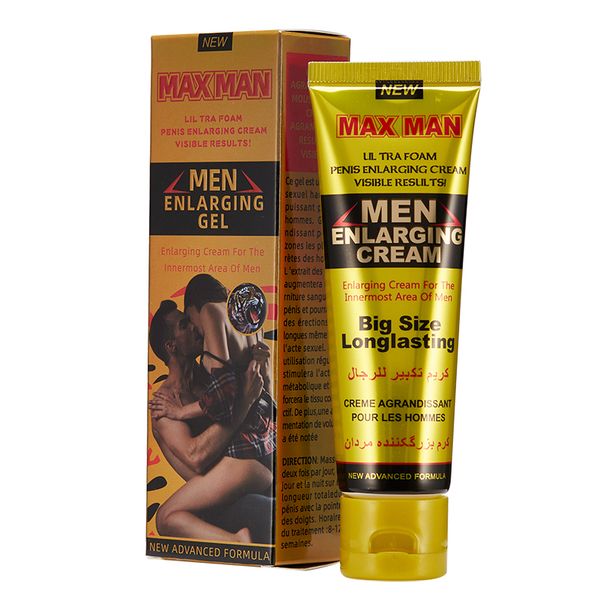 MAXMAN Dickvergrößerungscreme GOLD Intimgel für den Mann zur Penisvergrößerung hilft der männlichen Potenz, Dickwachstumsverzögerungscreme für sexuelle Zwecke_voghion.com