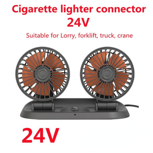 1 pz. Ventilatore elettrico per auto, controllo a due velocità, raffreddamento automatico dell'aria, condizionatore d'aria per auto, ventola booster_voghion.com