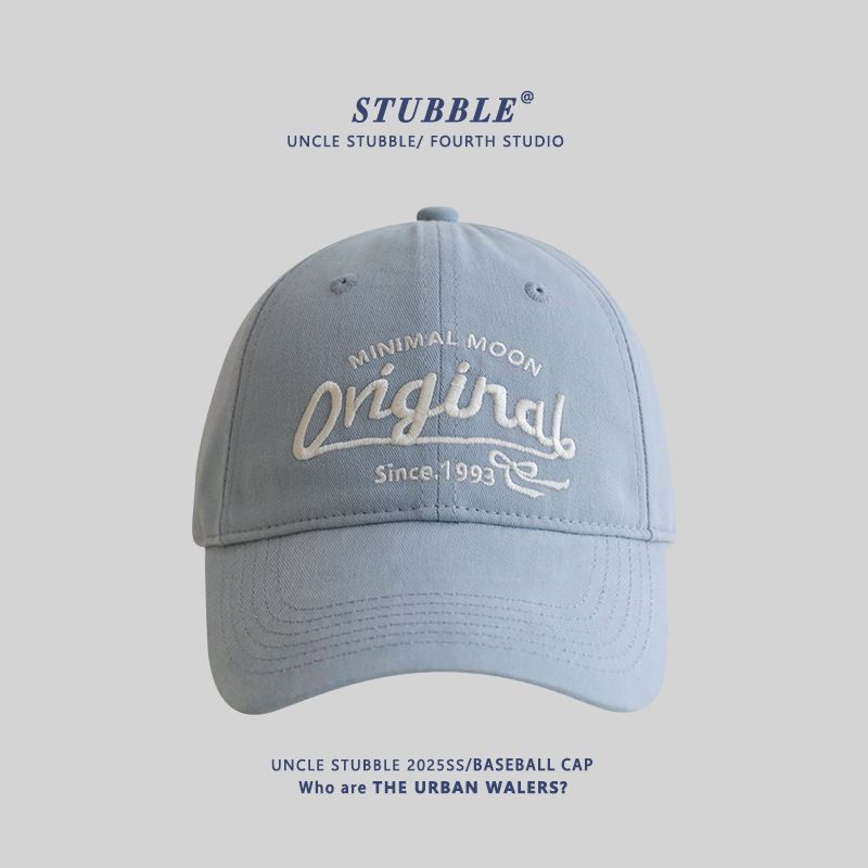 Original Design Hat Couple Style Widened And Deepened Face Enhancing Small Baseball Cap For Girls Korean Style Sweet And Cool Versatile Duckbill Cap_voghion.com