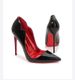 European And American Nightclub Cross-dressing Prom High-heeled Women's Stiletto Sexy Black Bed Pointed Toe Size French_voghion.com